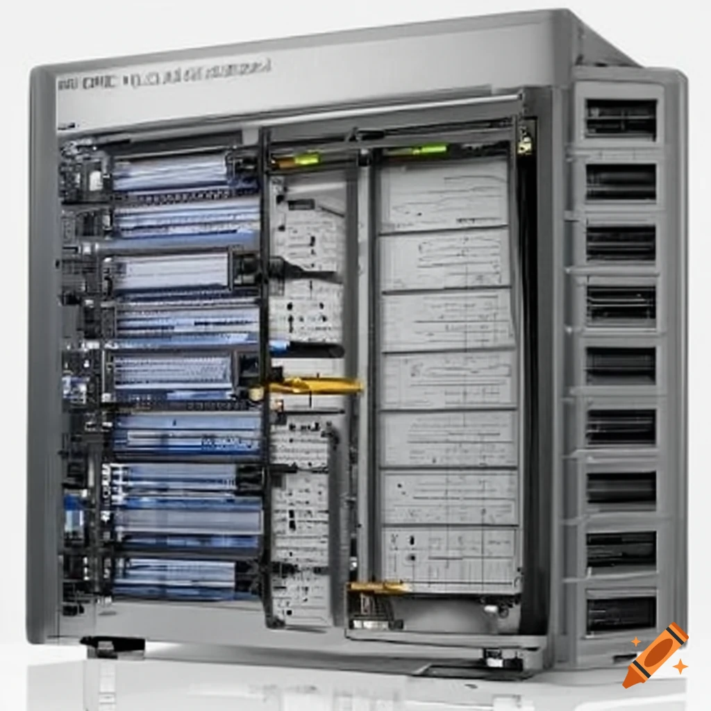 Image of an appropriately configured server on craiyon