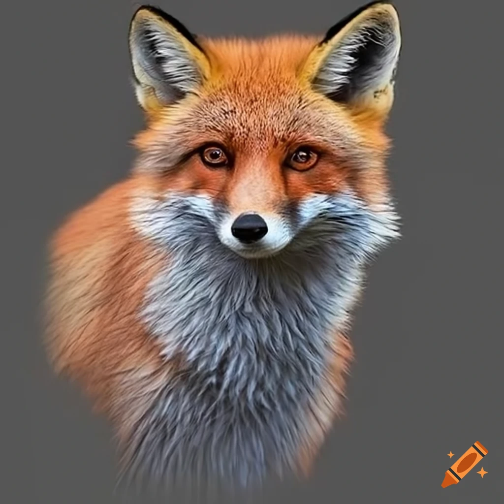 artistic representation of a fox