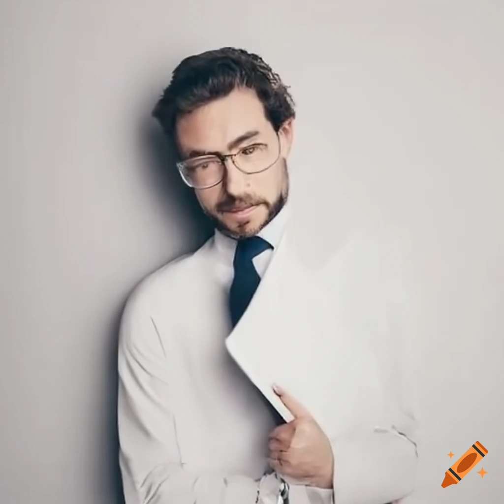 friendly psychologist in white outfit