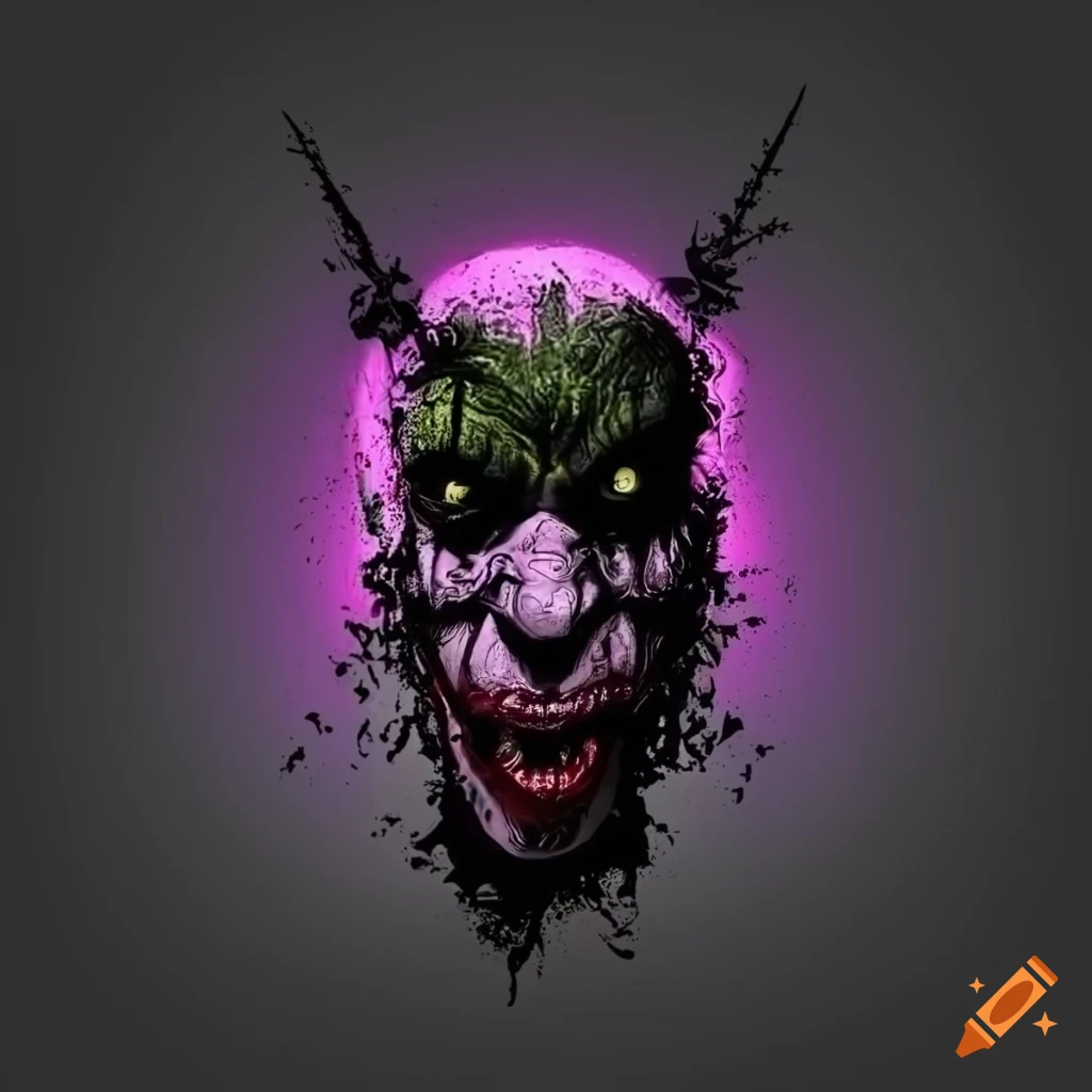logotype of the Joker with a dark and mysterious vibe