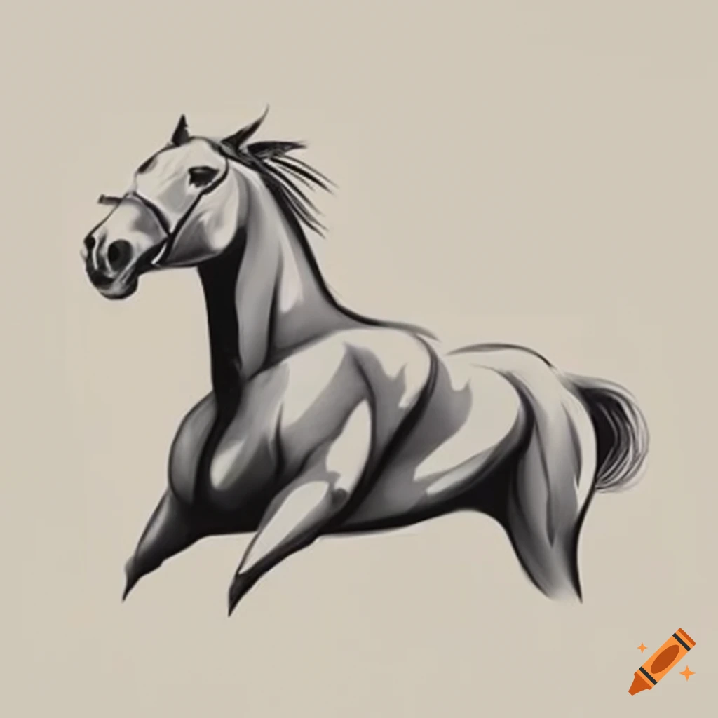 elegant simple line fast horse logo vector for sport running horse race logo  design 8863546 Vector Art at Vecteezy