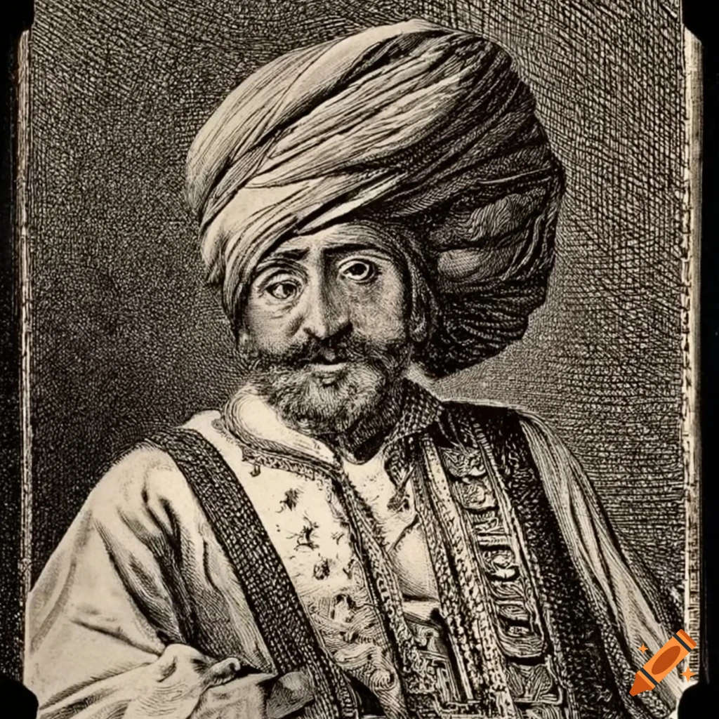 Ottoman Turkish Man Pattern