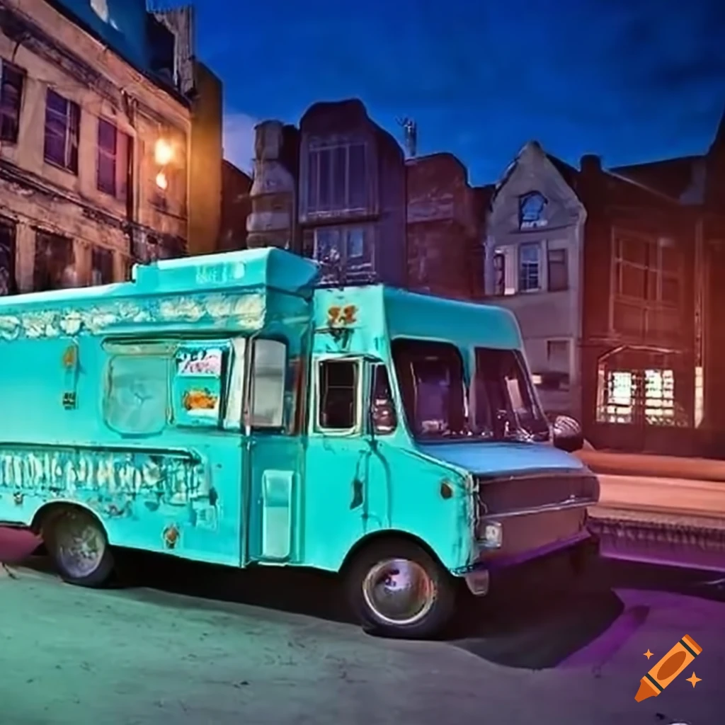 Turquoise Food Truck Serving Delicious Seafood On Craiyon Turquoise Food Truck Serving Delicious Seafood On Craiyon