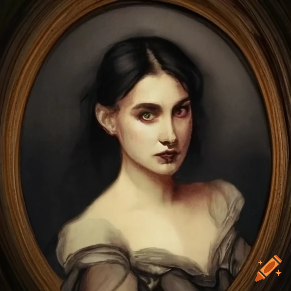 Haunted house drawing inspired by paul delvaux on Craiyon