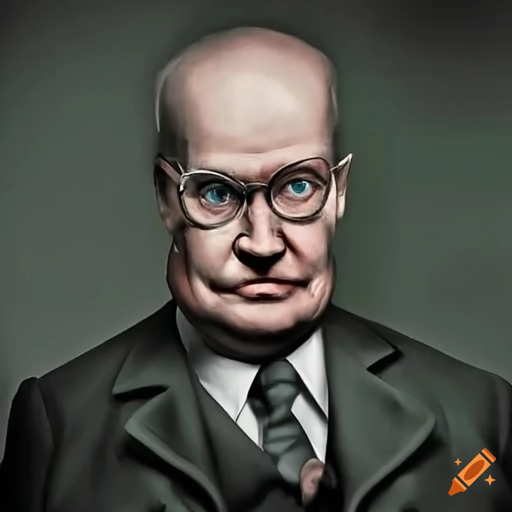 Caricature of the finnish prime minister as a pig