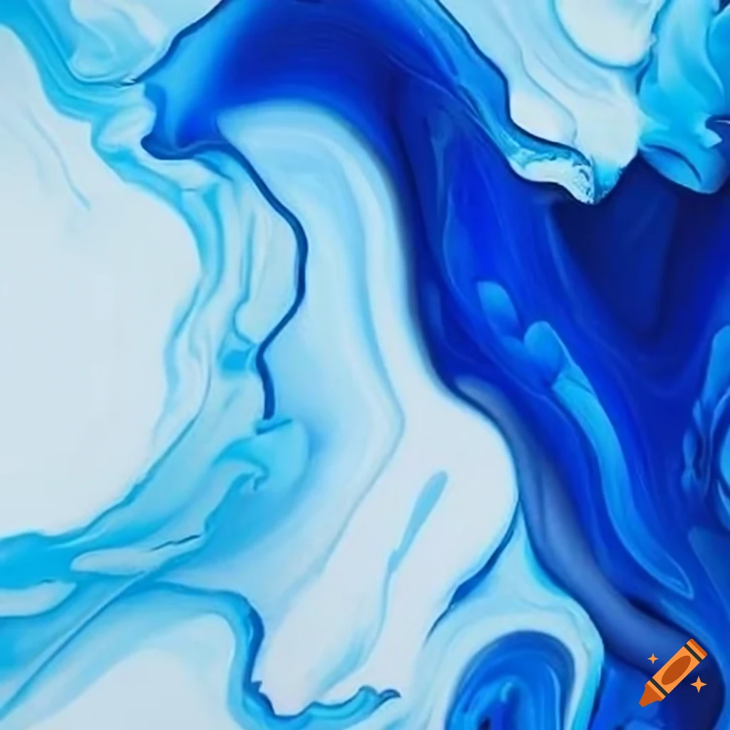 abstract blue and white