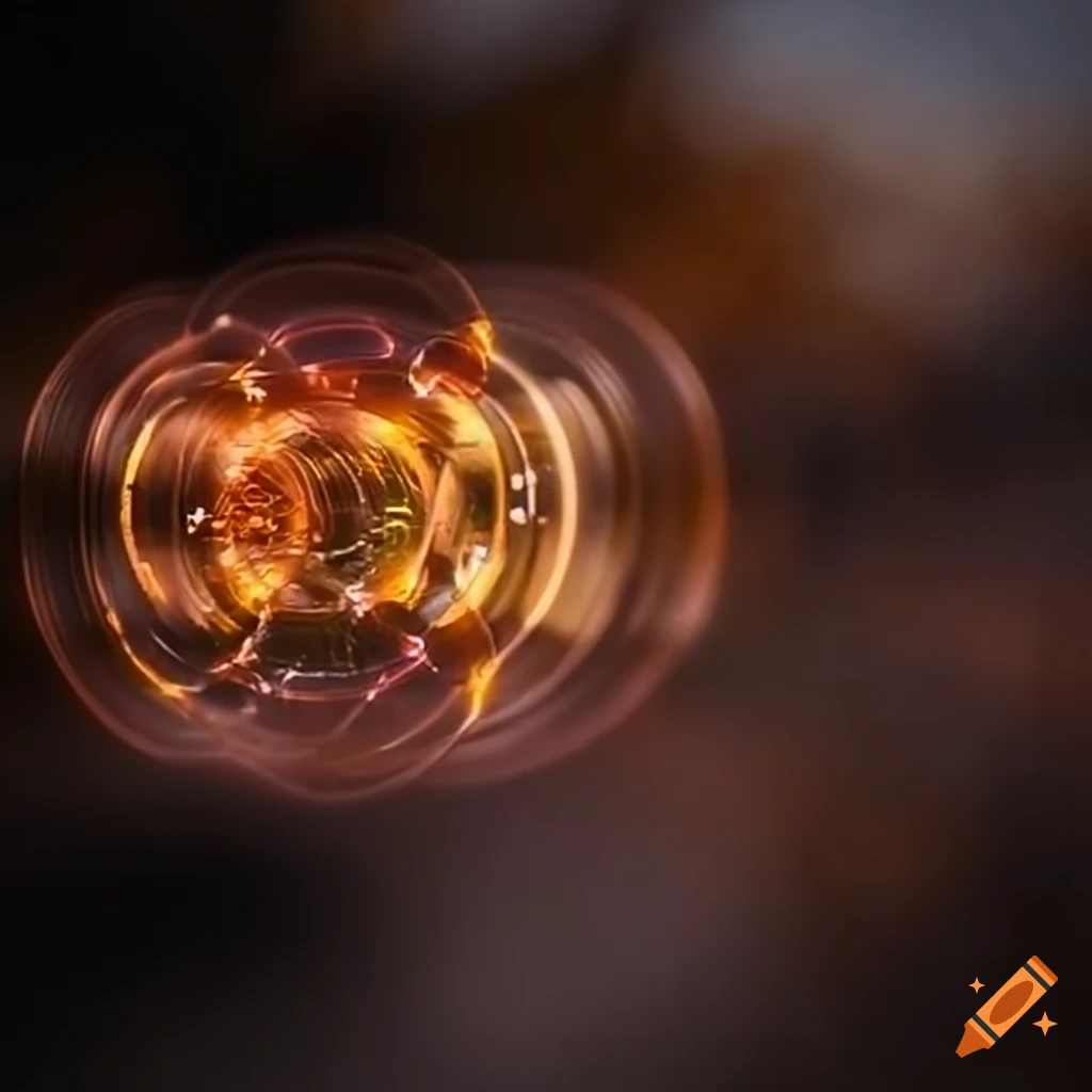 Visualization of a quantum mechanics wave packet on Craiyon