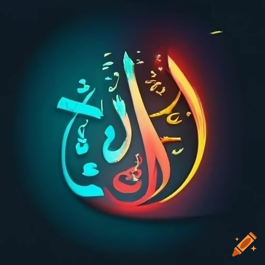 Arabic Calligraphy Name Translated 'Alhamdulillah' Arabic Letters Alphabet  Font Lettering Islamic Logo vector illustration 8458518 Vector Art at  Vecteezy