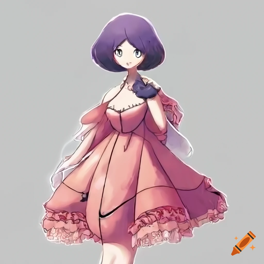 Official pokémon artwork of an elegant noble lady