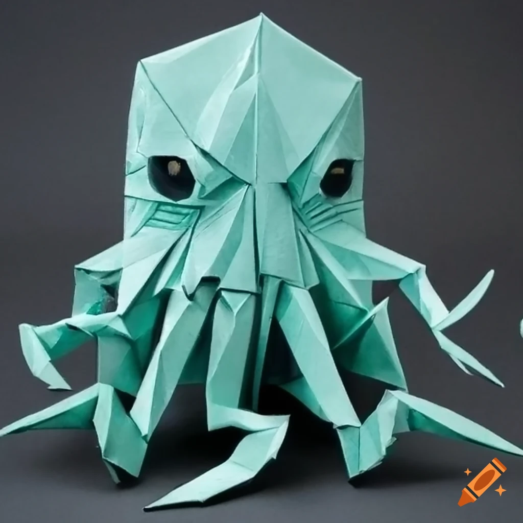origami Cthulhu creations