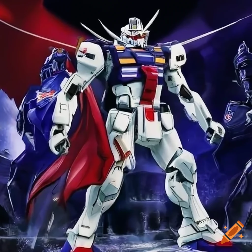 Gundam in Houston Texans NFL theme