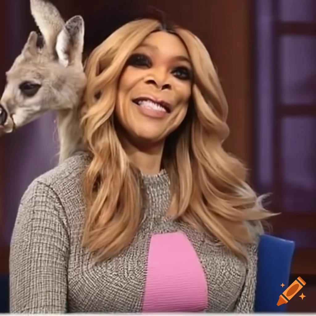 Wendy williams fan photo with kangaroo jack