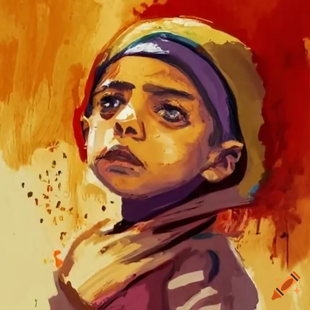 image of children affected by war