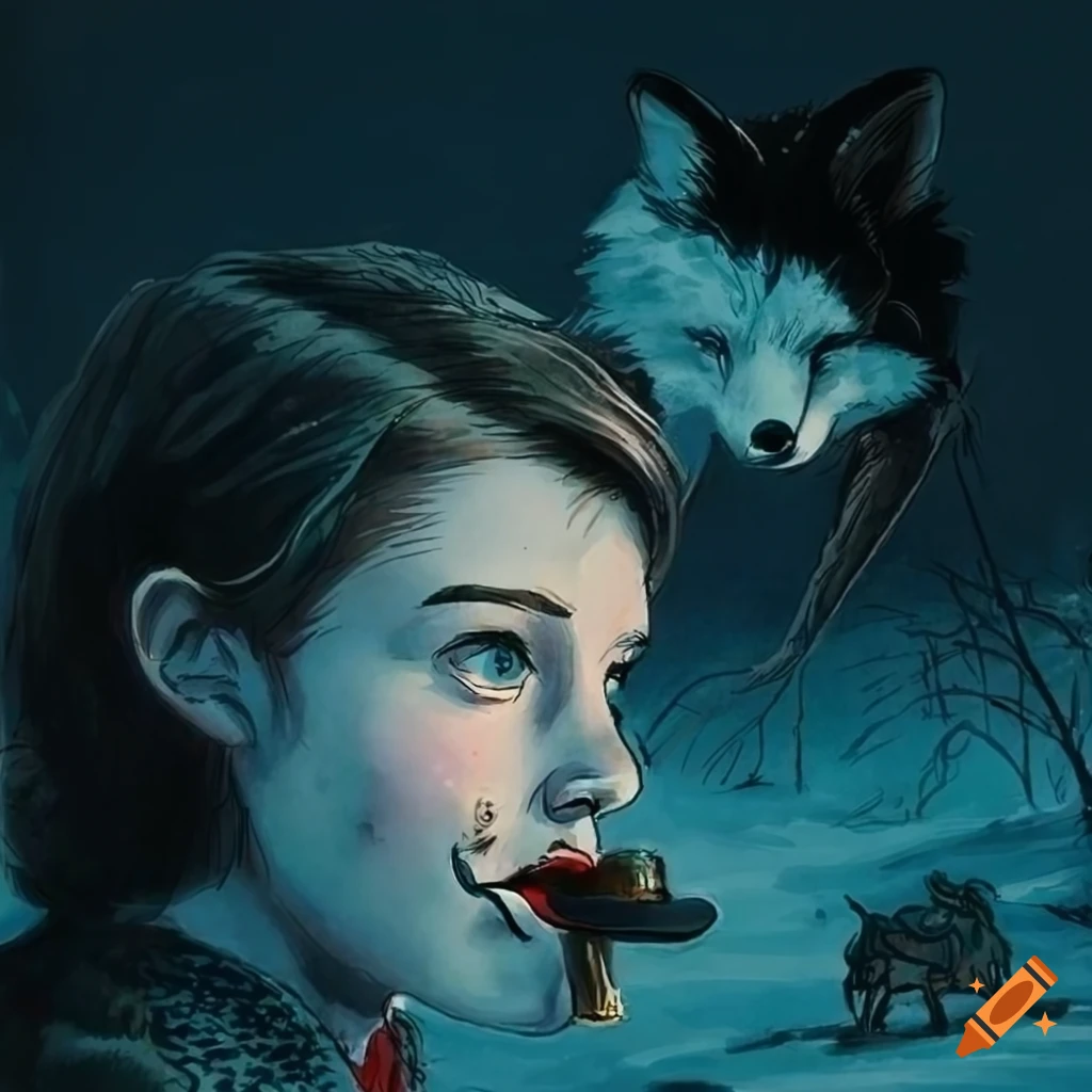 atypical-fox-in-a-fjord-from-a-noir-graphic-novel-on-craiyon