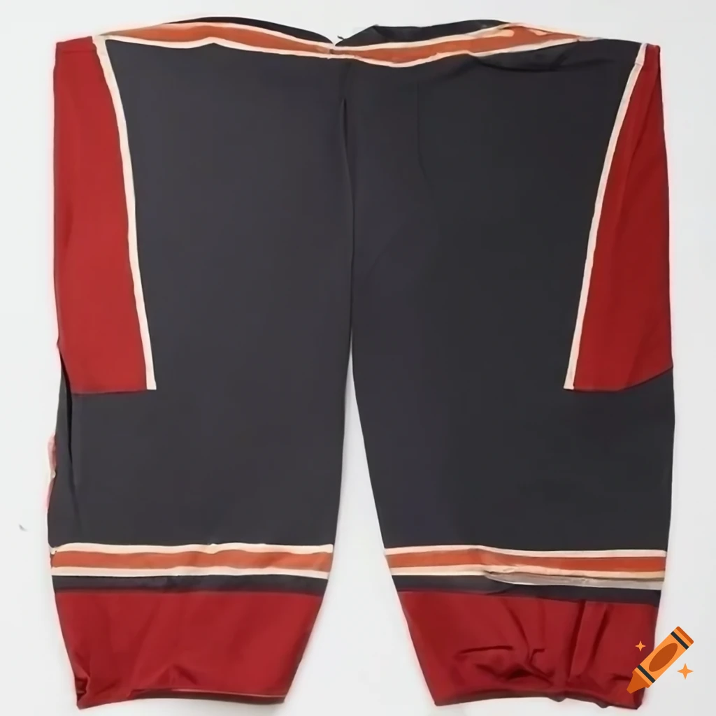 Hd photo of vintage hockey uniform and bell bottoms