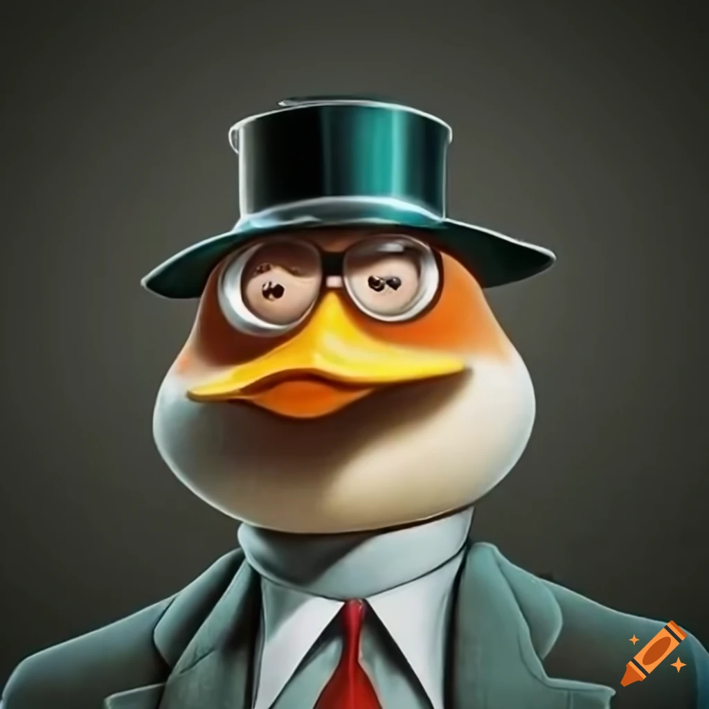 cartoon image of Inspector Duck