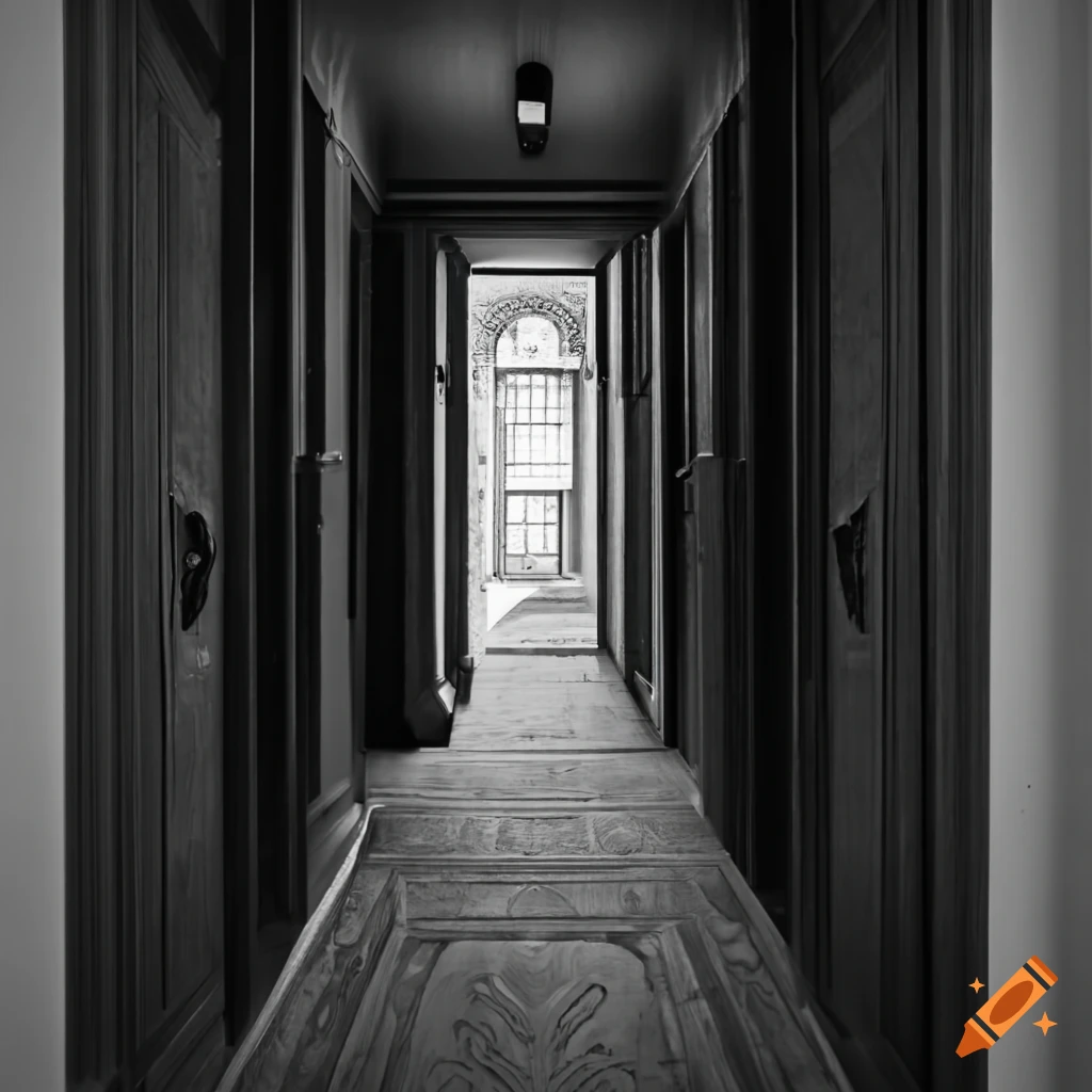 creative writing about a dark hallway