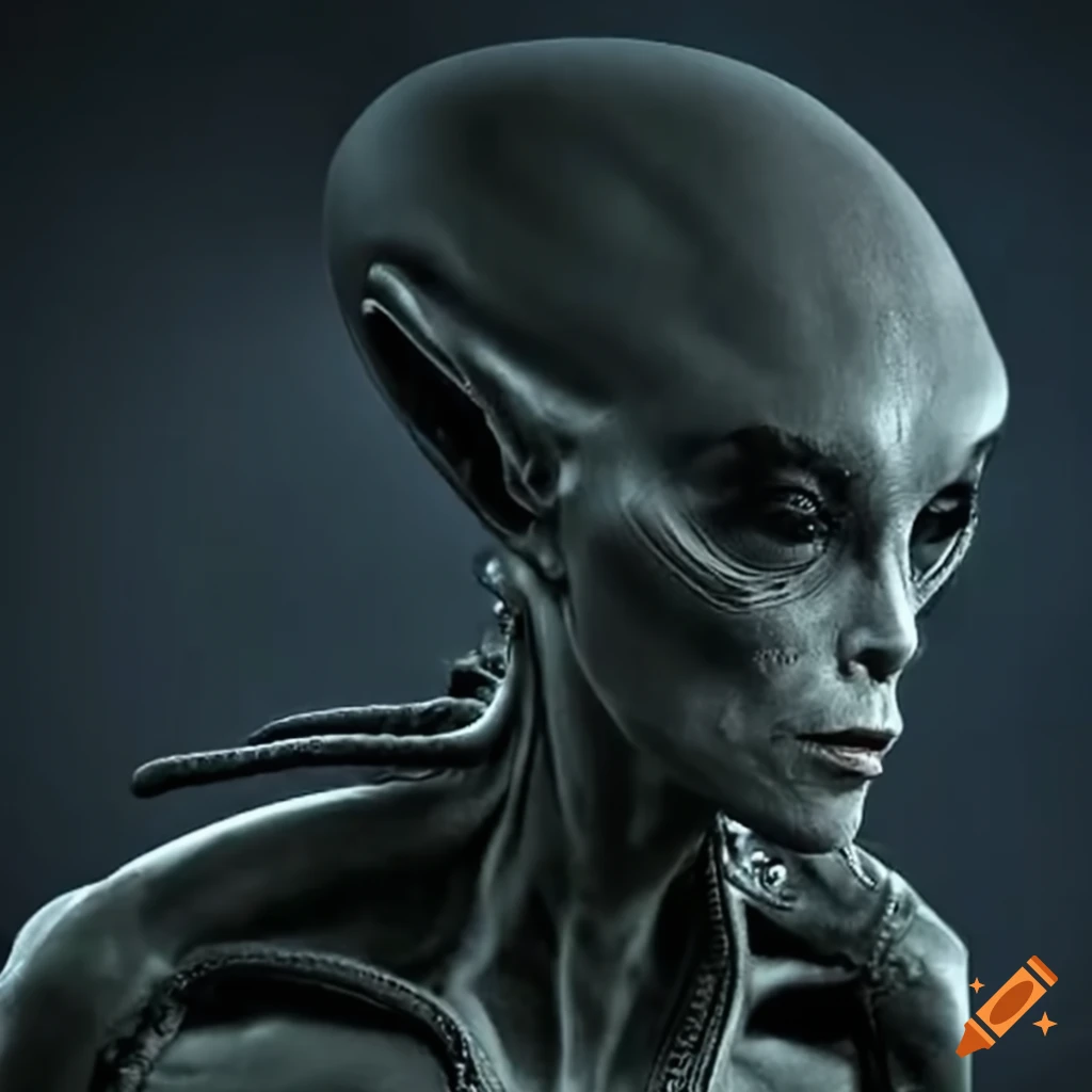 Elon Musk as an alien on Craiyon