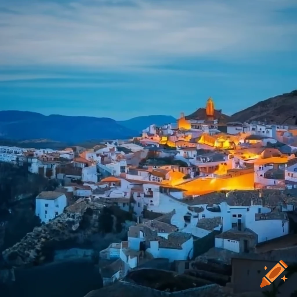 a breathtaking view of Alhendín, Spain