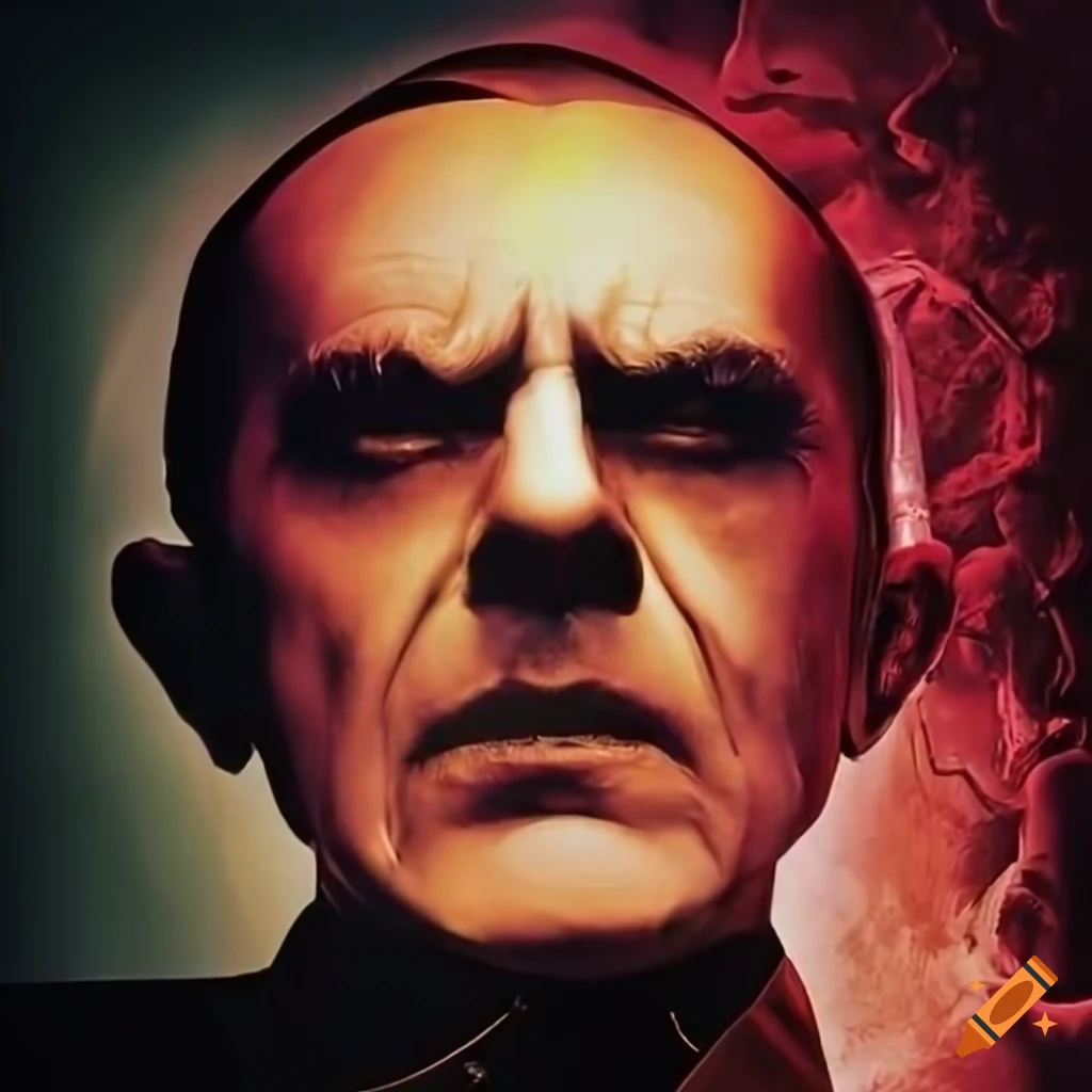 Poster of judas priest featuring bela lugosi on Craiyon