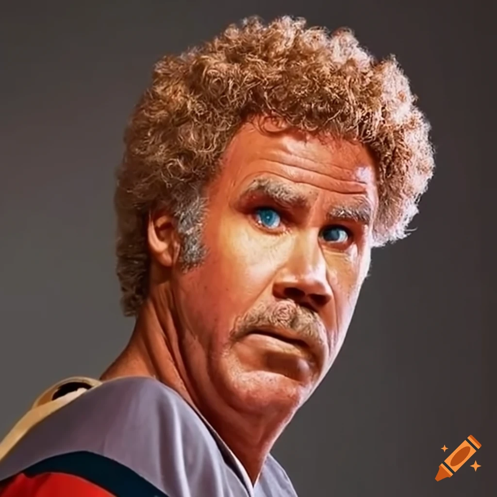Will Ferrell Shooting Basketball In The Movie Semi Pro On Craiyon
