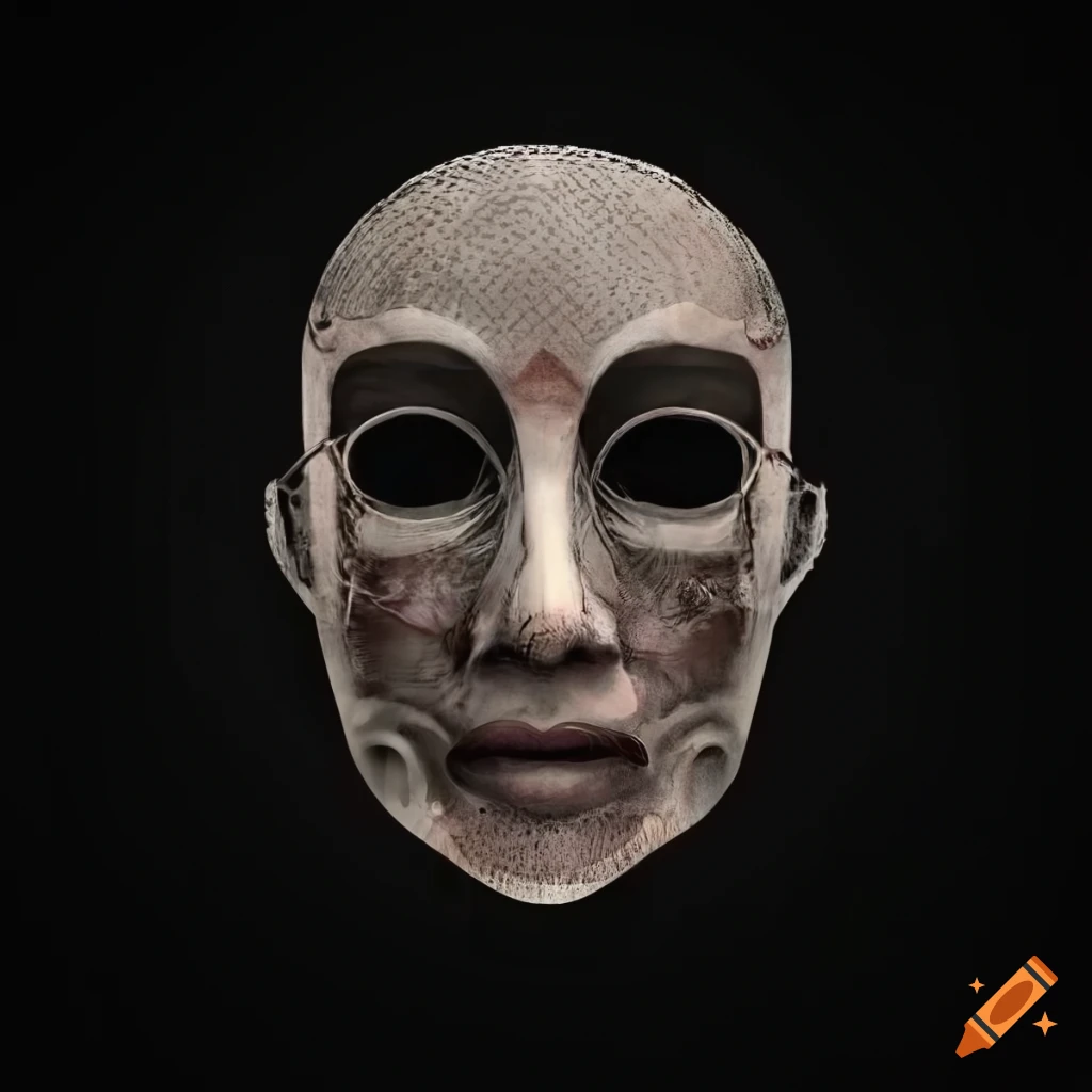 Full Face Metallic Mask On Craiyon