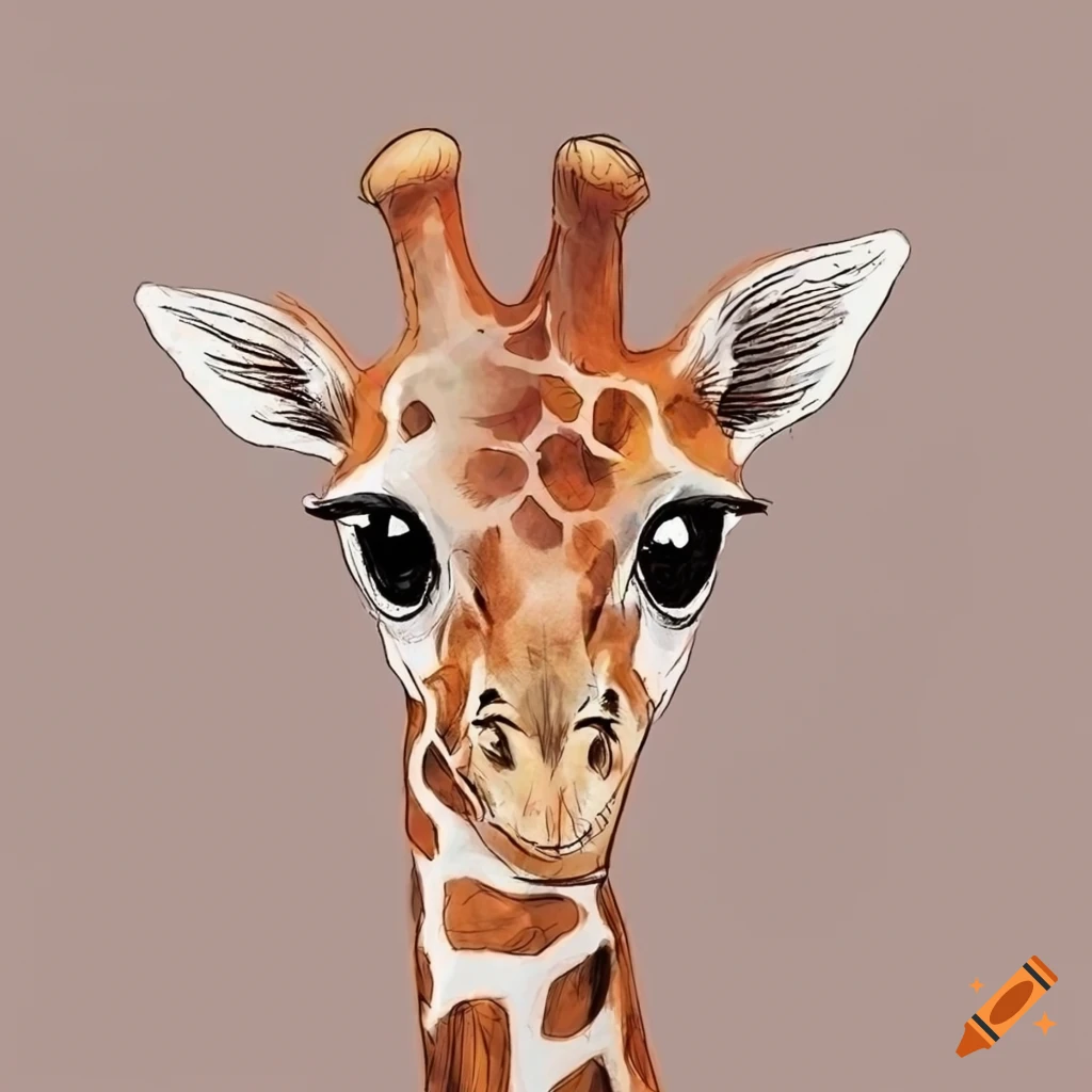 Giraffe Sketch Archives | imagicArt-anthinhphatland.vn