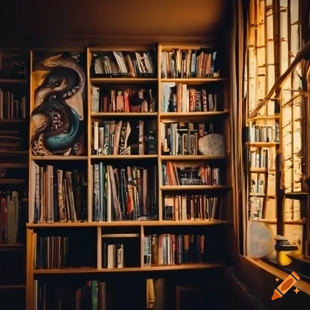 Diy rotating bookshelf on craiyon