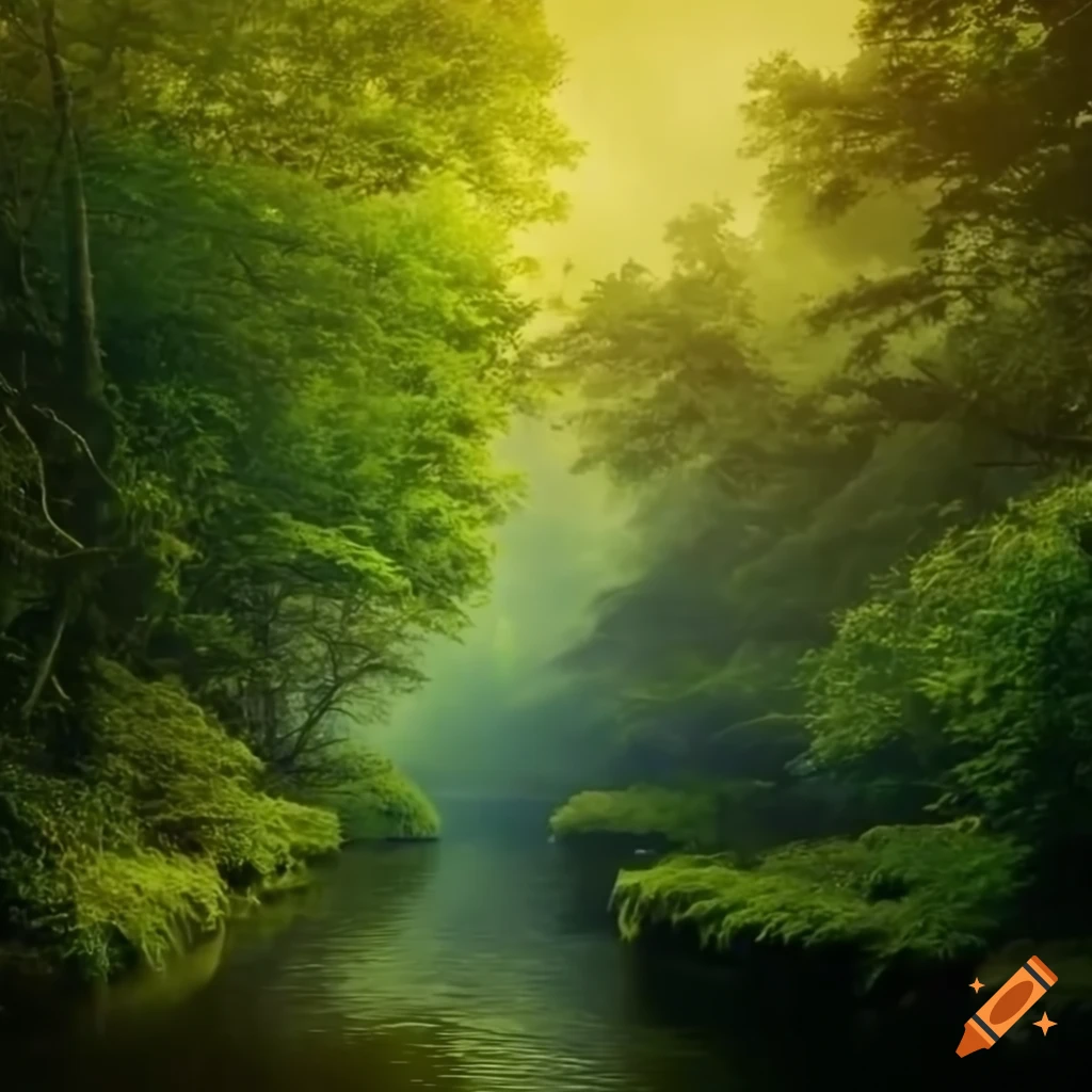 Peaceful Fantasy Forest With A Small Waterfall On Craiyon high-resolution-image-of-a-beautiful-woman-with-tan-skin-and-blue-eyes