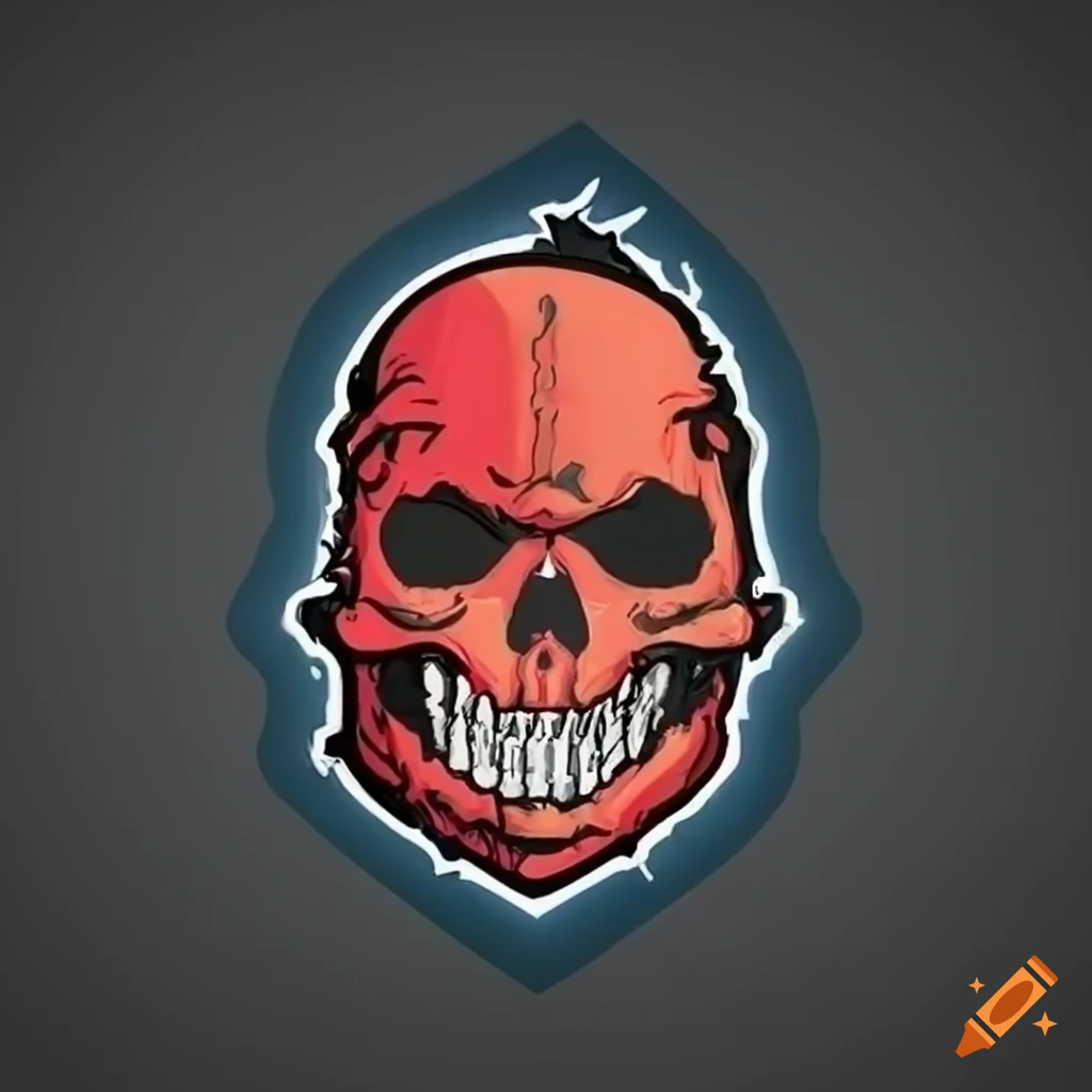 Pirate-themed gaming logo for gaming website or channel on Craiyon