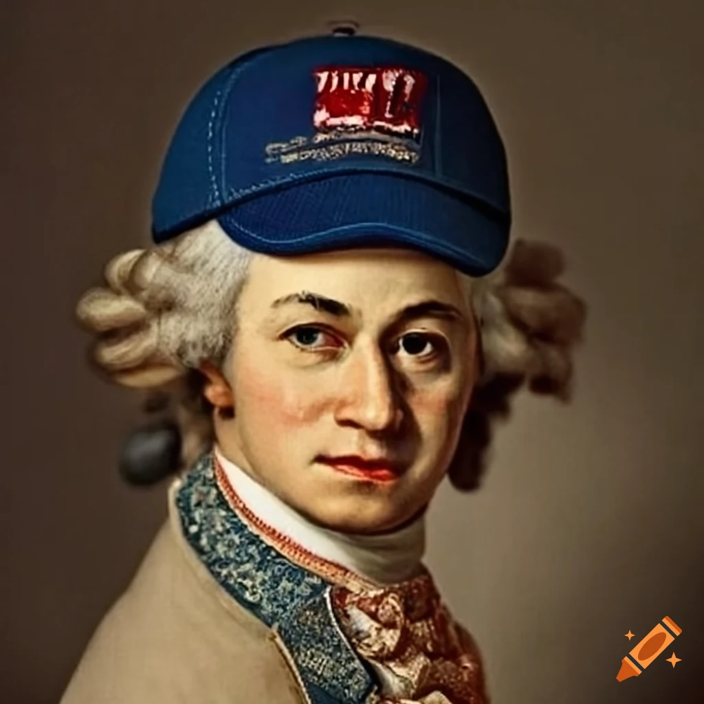 Mozart With A Baseball Hat mozart-with-a-baseball-hat
