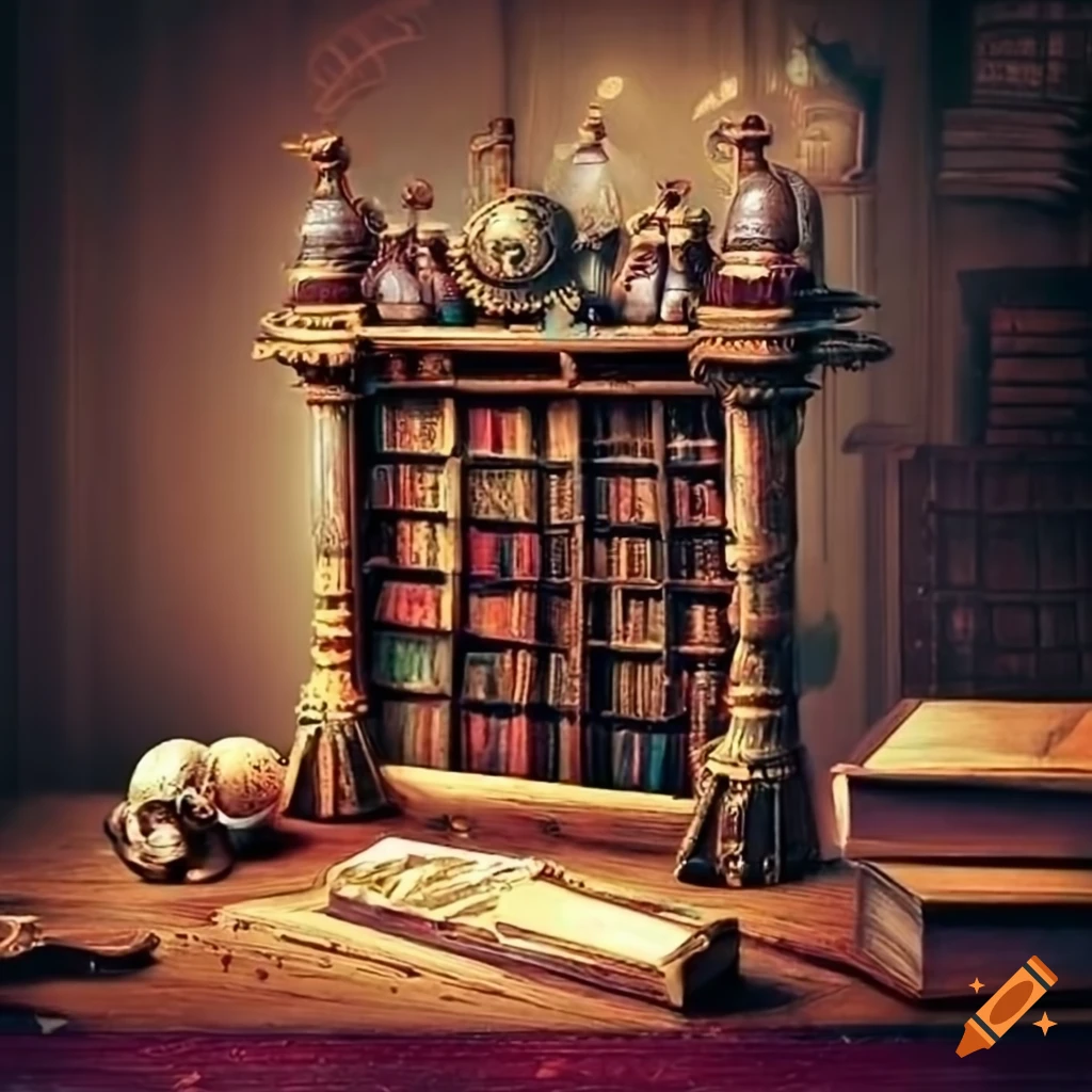 Steampunk personal library