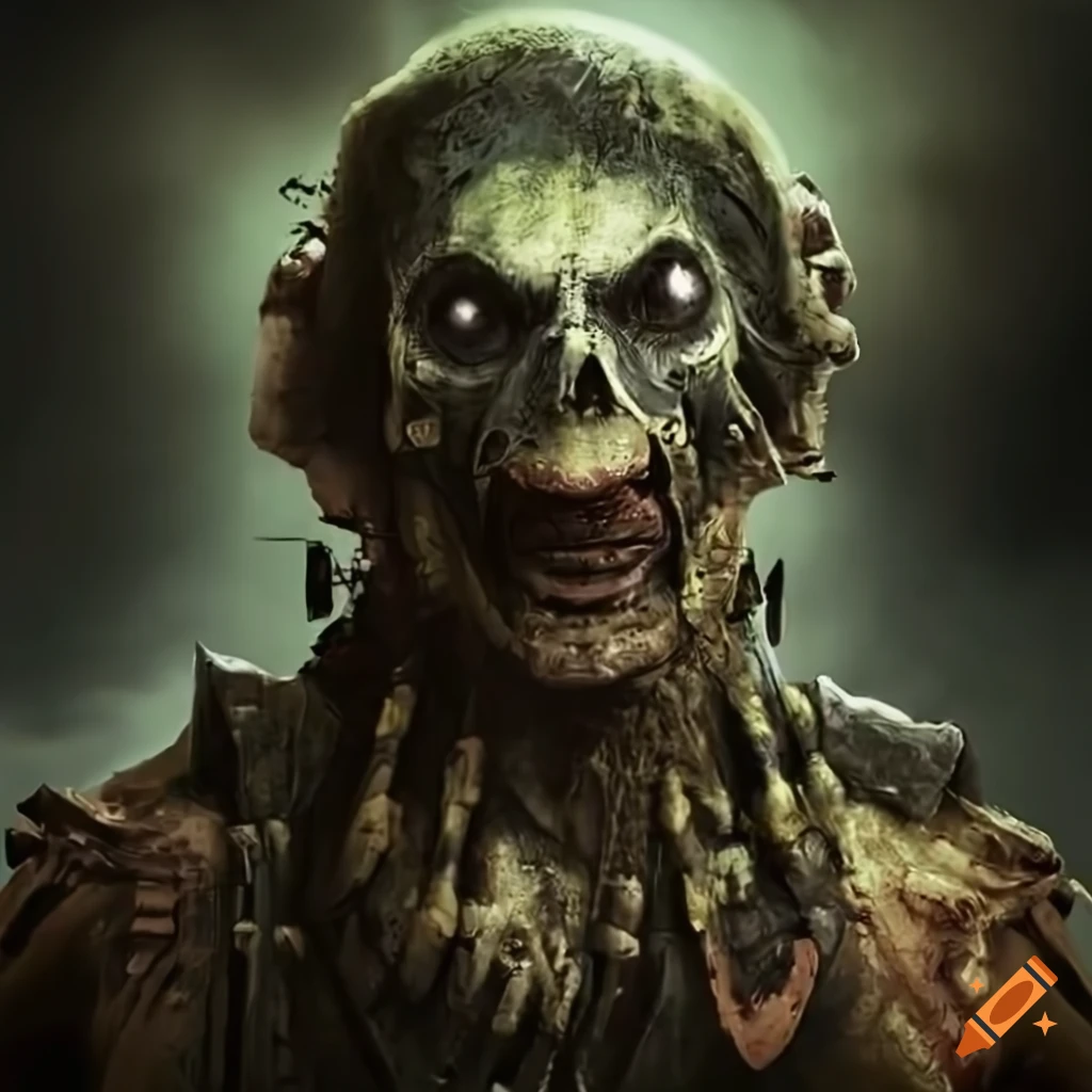 Call of Duty WWII Zombies Concept Art  Scary images, Creature concept art,  Zombie army