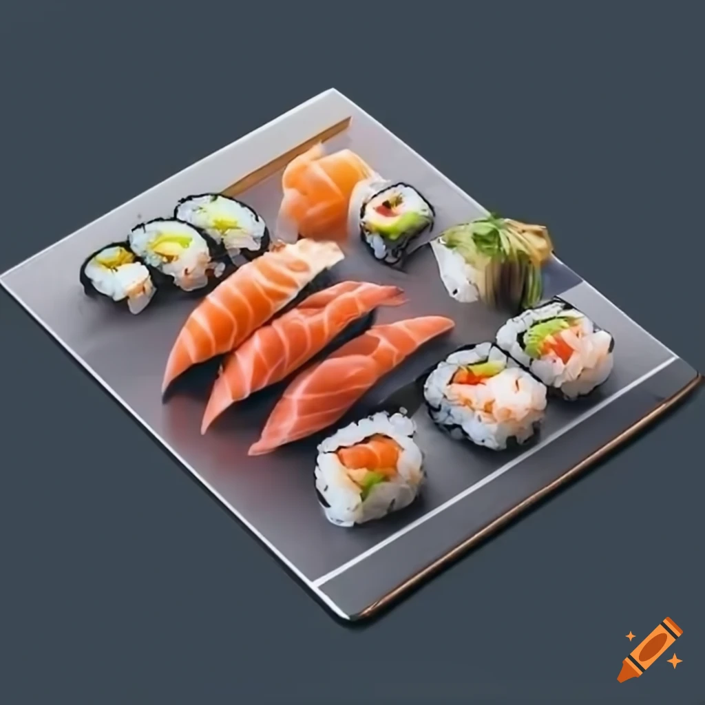 sushi restaurant menu interface