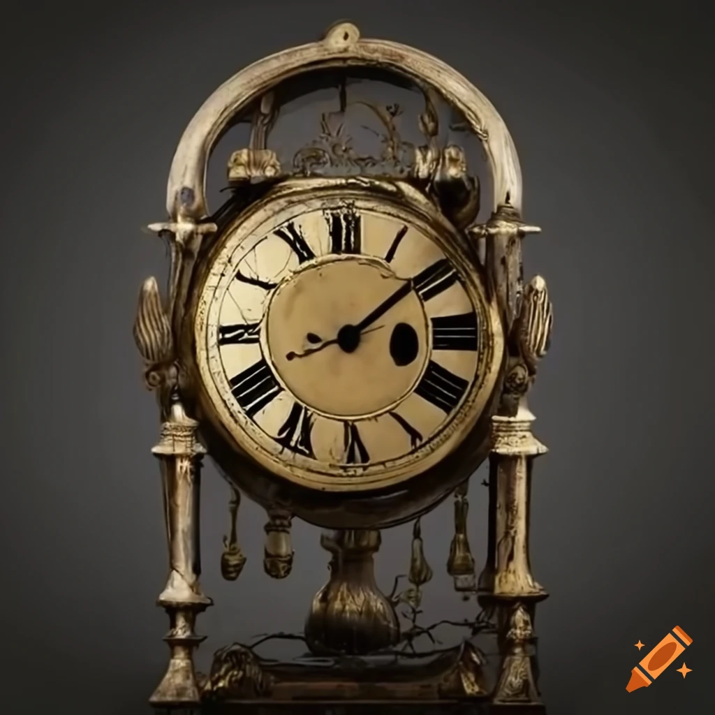 creepy old clock