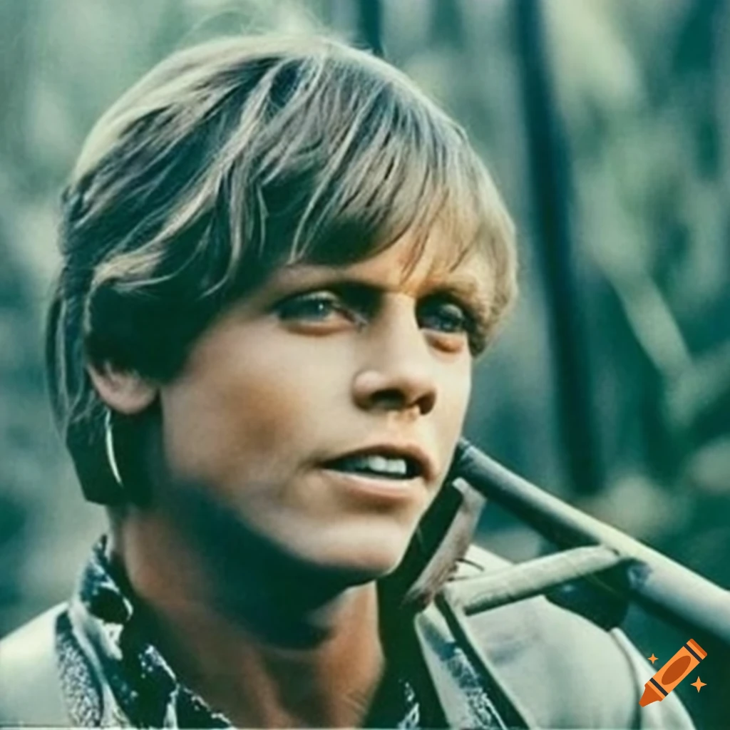 AhD Photo Photograph Mark Hamill Vintage Luke Skywalker Star Wars Young  Close Up