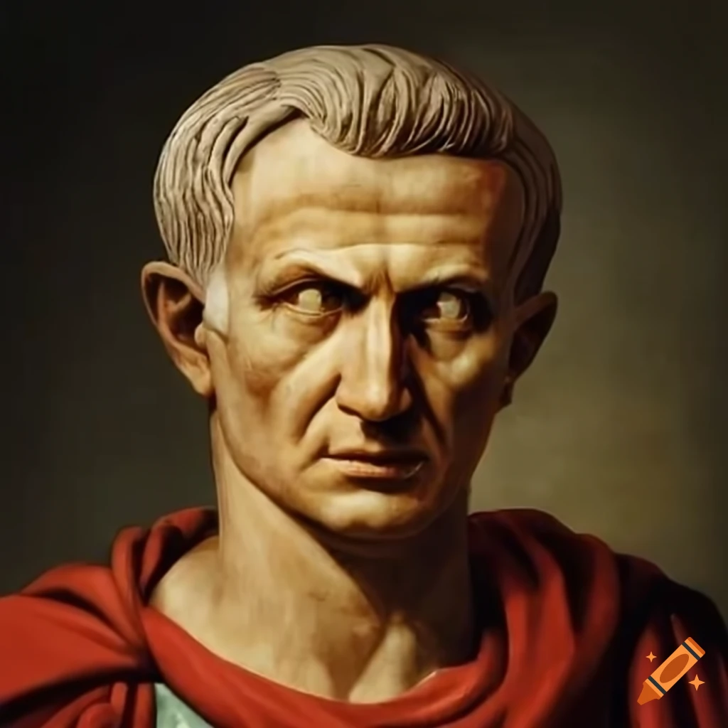Julius caesar addressing the senate on Craiyon