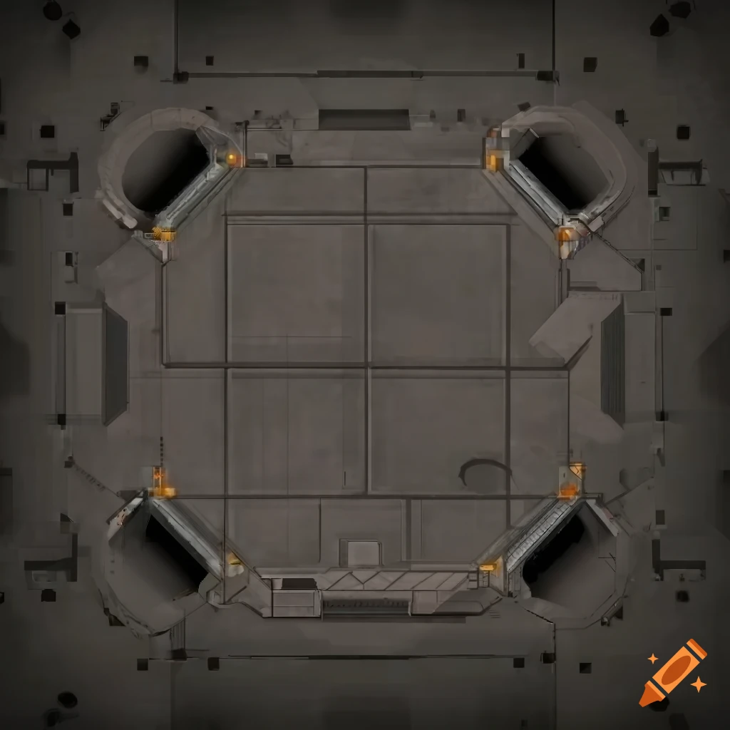 Scp foundation base top view