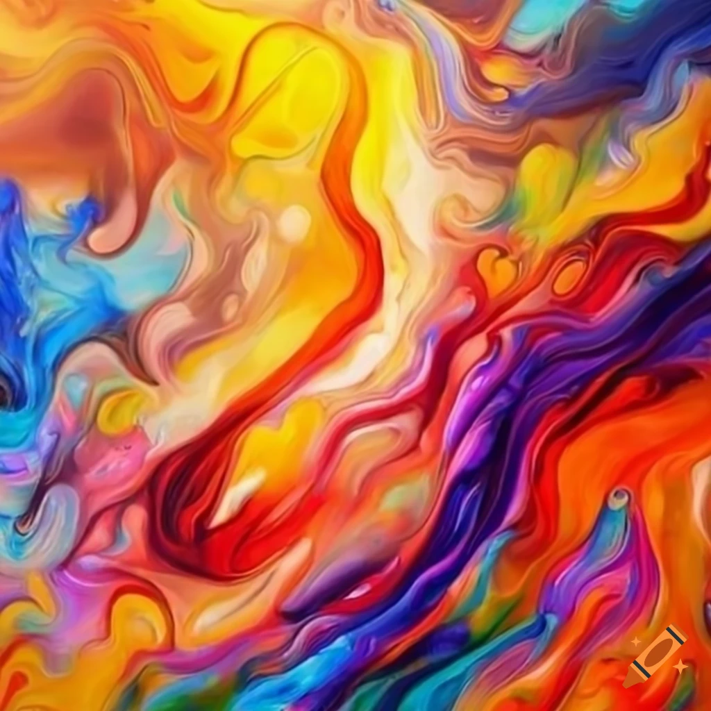 abstract painting depicting healing energy