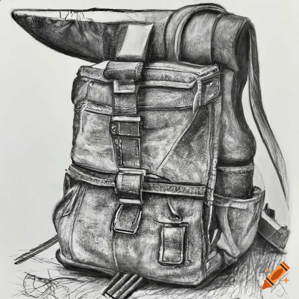 Easy Drawing School Bag #shorts - YouTube