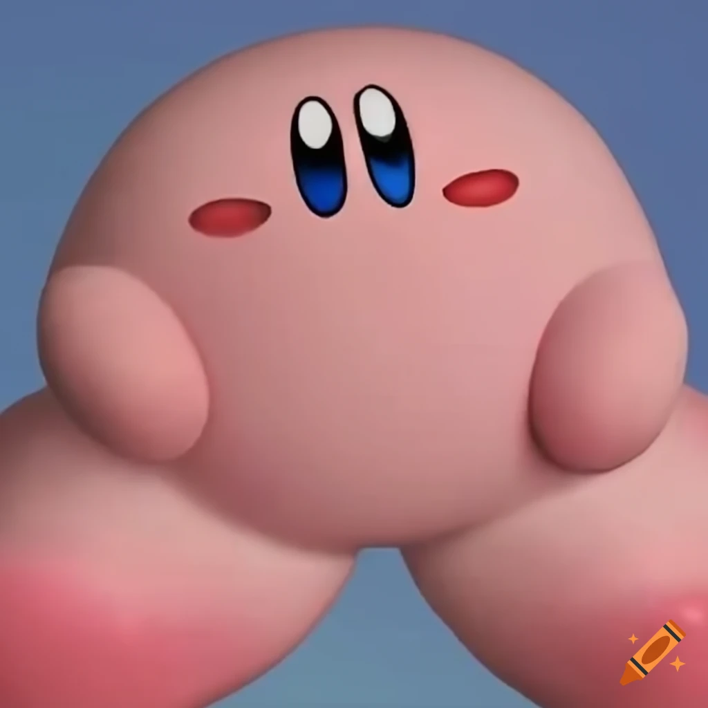 Closeup of kirby's feet on Craiyon