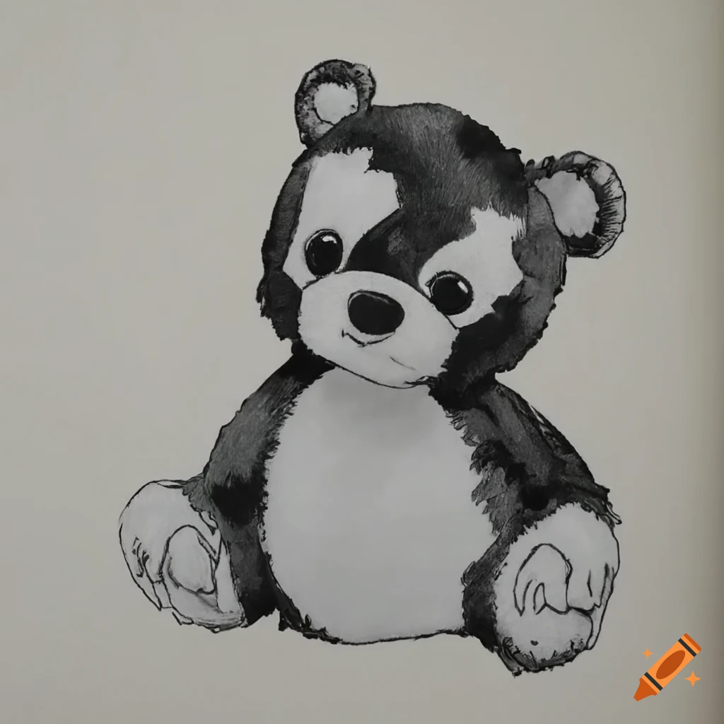 Peluche Panda , Manga Kawaii