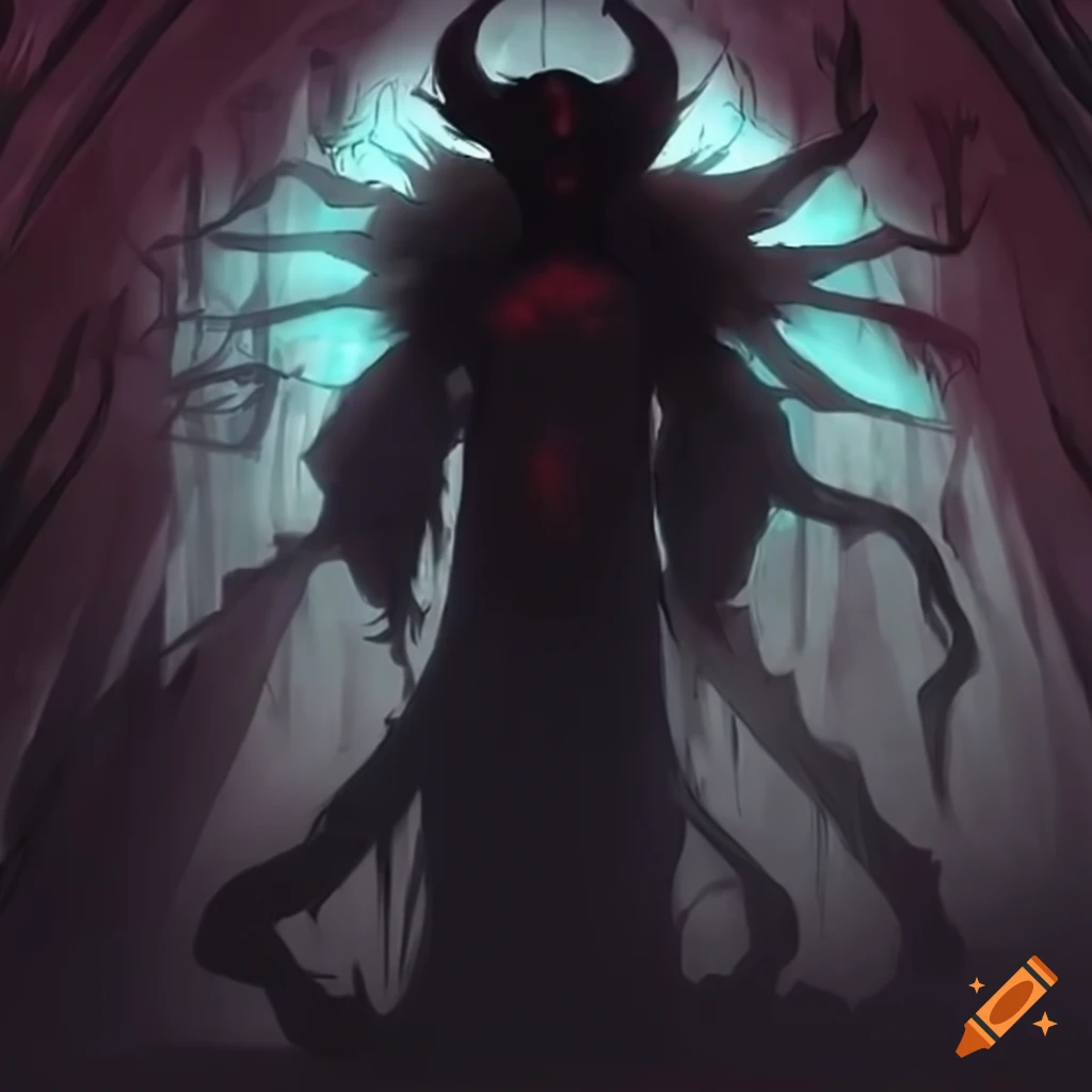 image of a shadow demon in darkness