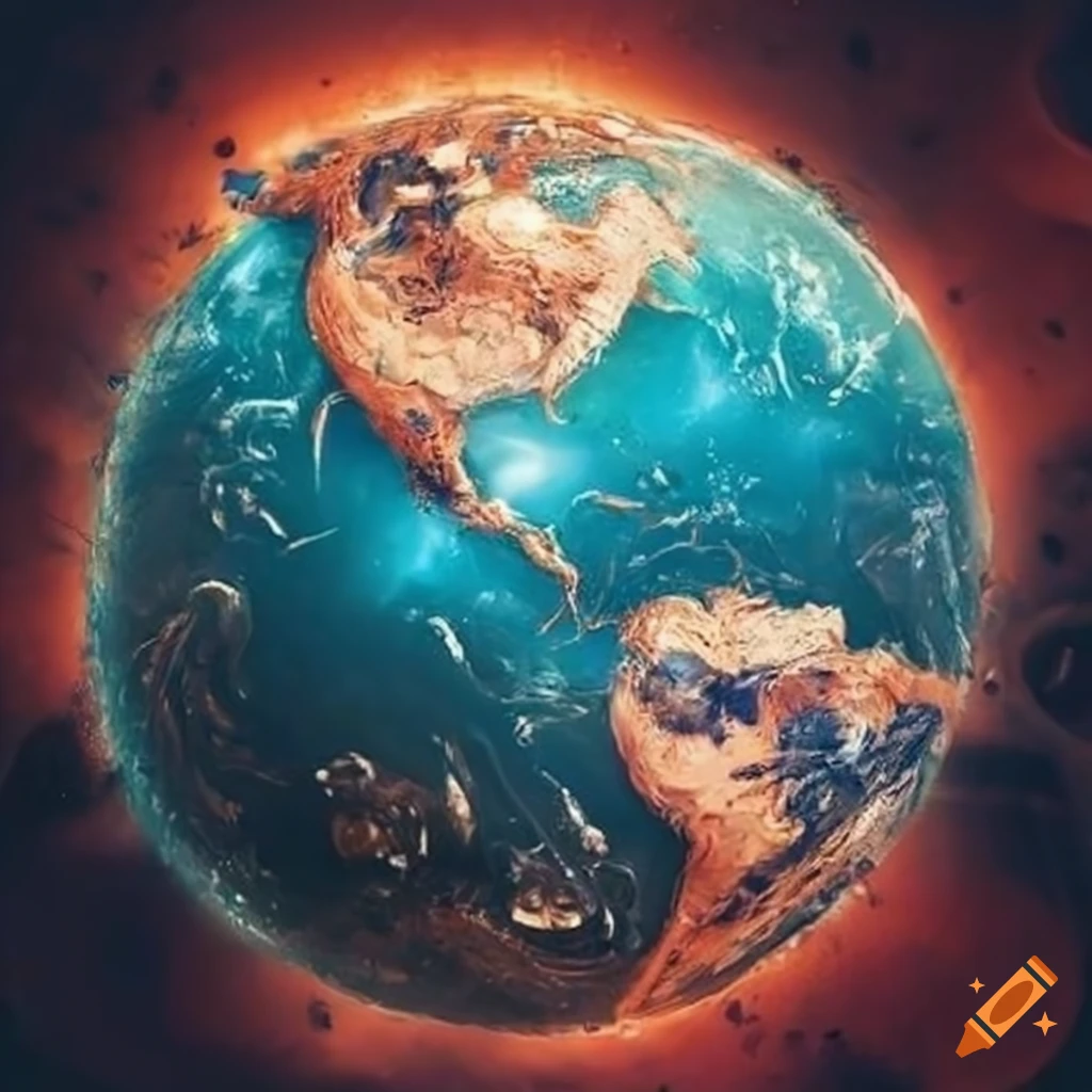 Representation of past, present, and future of humanity on Craiyon