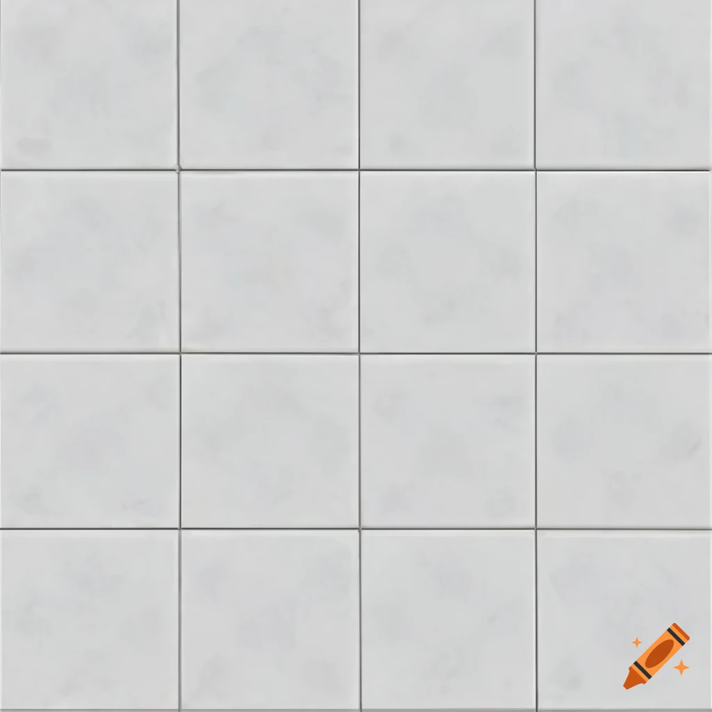 White seamless tile floor texture on Craiyon