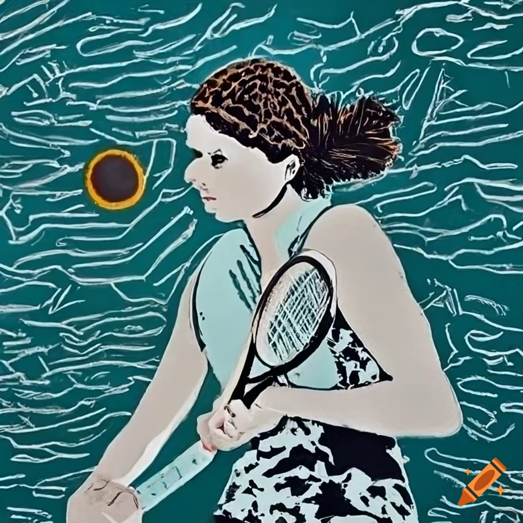 lino-print-of-a-tennis-match-on-craiyon