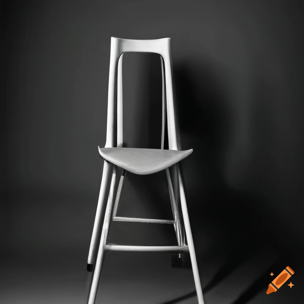 Innovative chair made from a cell tower on Craiyon