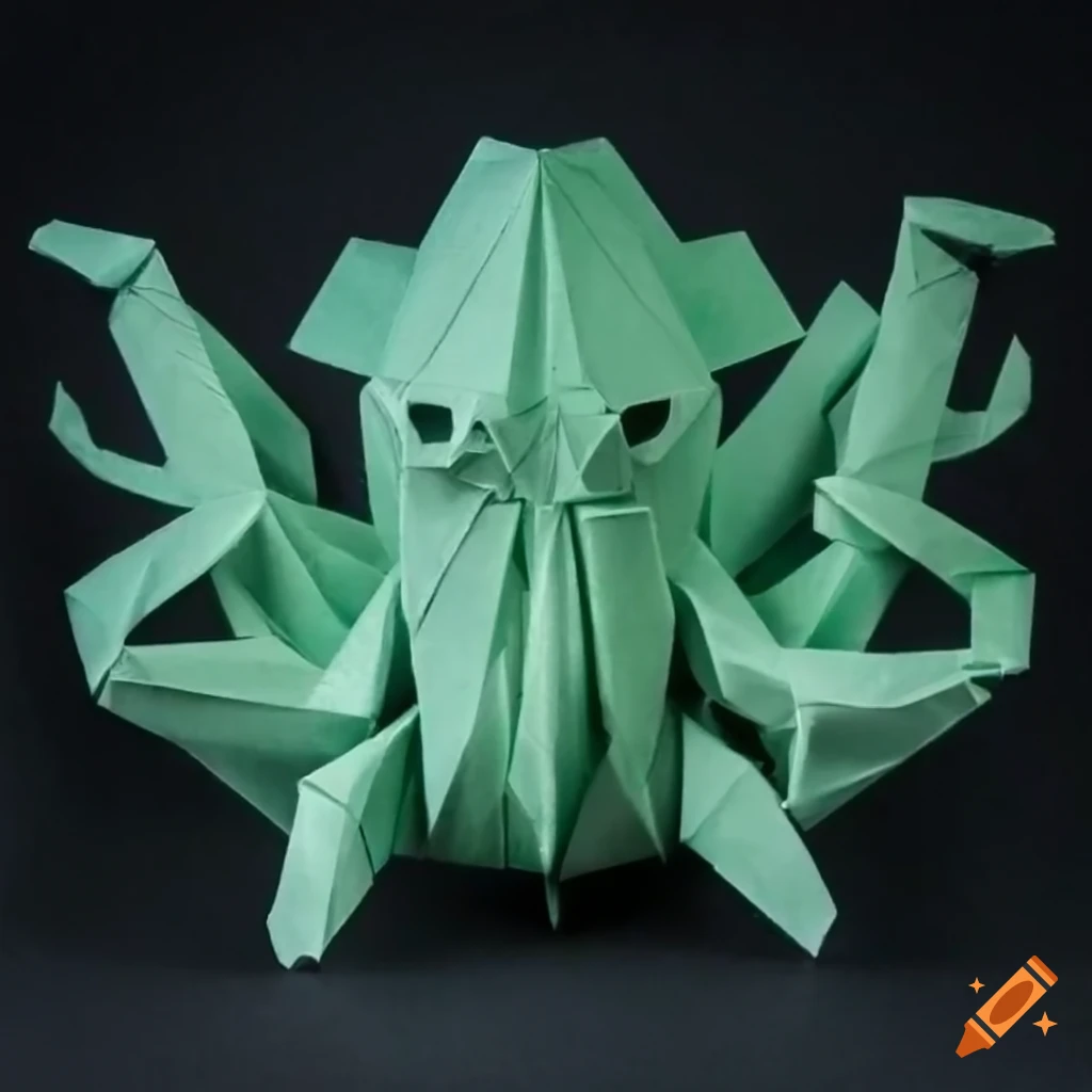origami Cthulhu creations