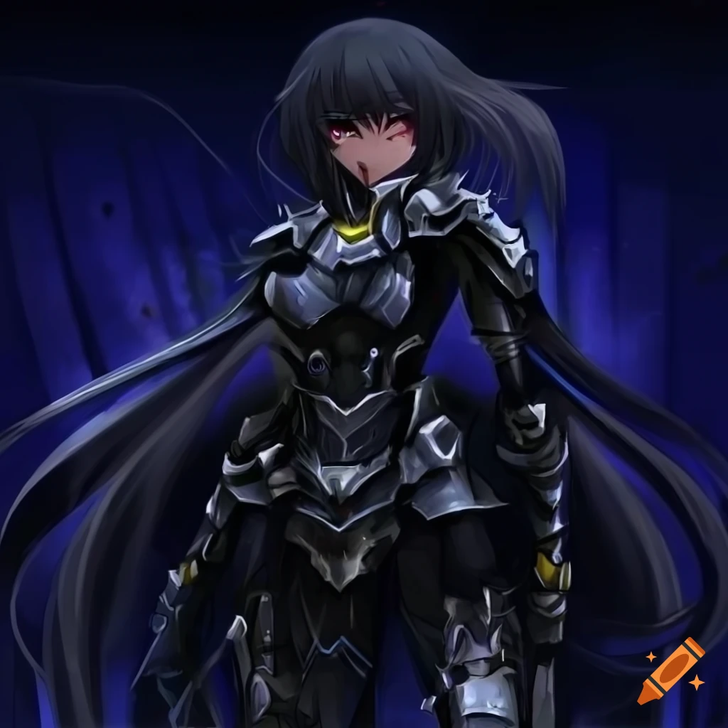 Anime girl figure in dragon armor, unreal engine, | Stable Diffusion