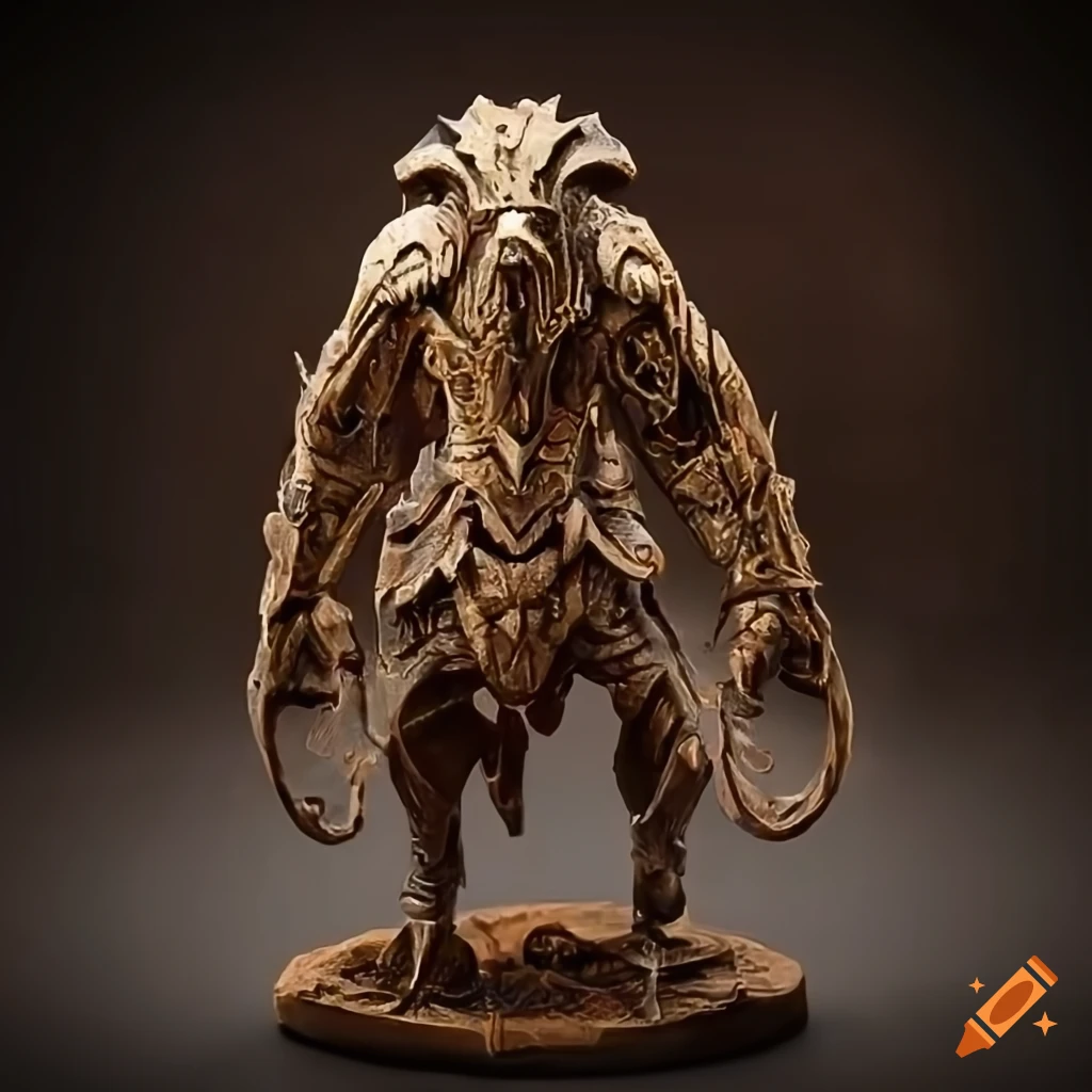 artwork of a Warforged Druid automaton